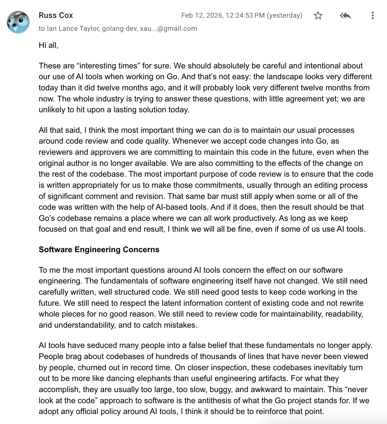 Open Source Communities Reinforce Automated-Message Policies