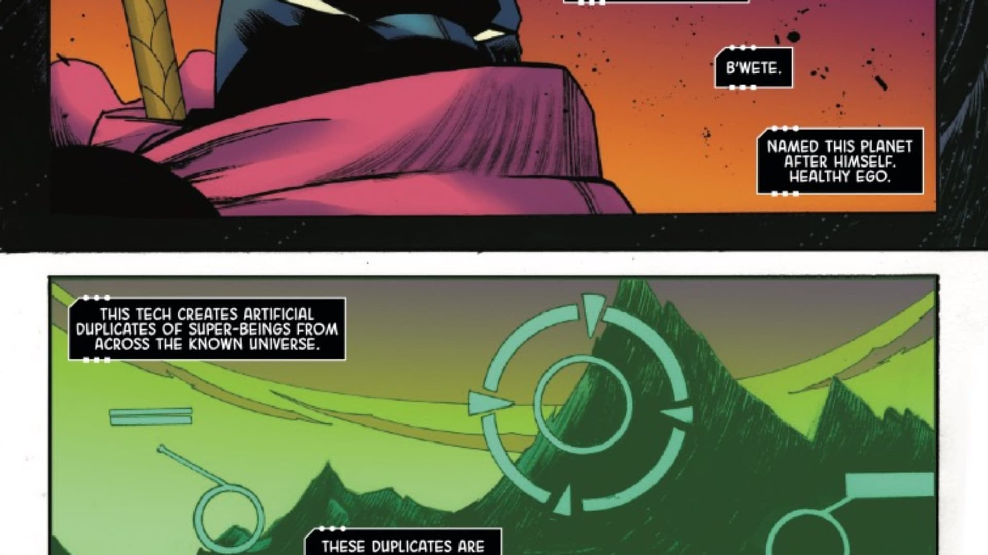 T'Challa and Shuri Battle Intergalactic Throne