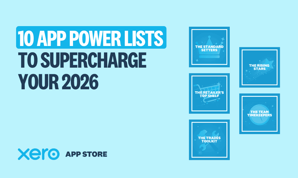 Xero Launches 2026 App Store Power Lists