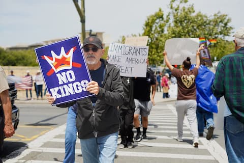 Bay Area No Kings Protests Draw Thousands