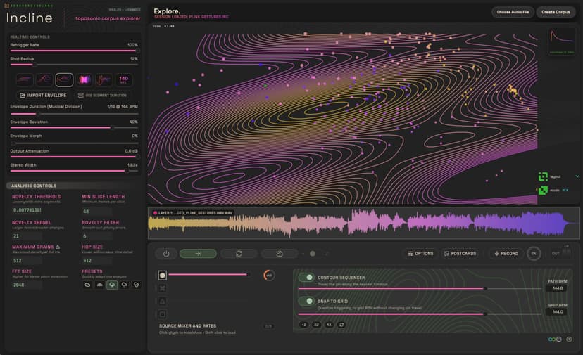 Incline Redefines Granular Synthesis With Topography