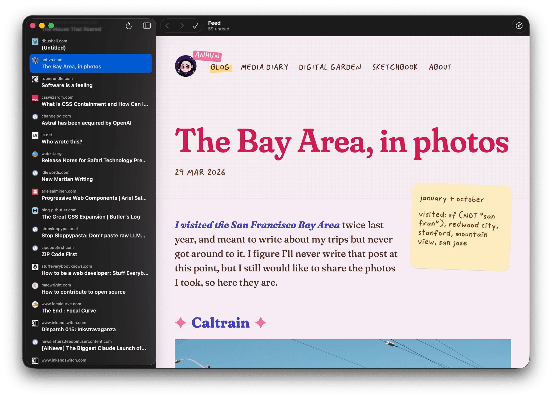 Author Builds Prototype RSS Reader Using LLM