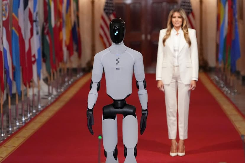 First Lady Introduces Humanoid Robot Figure 3