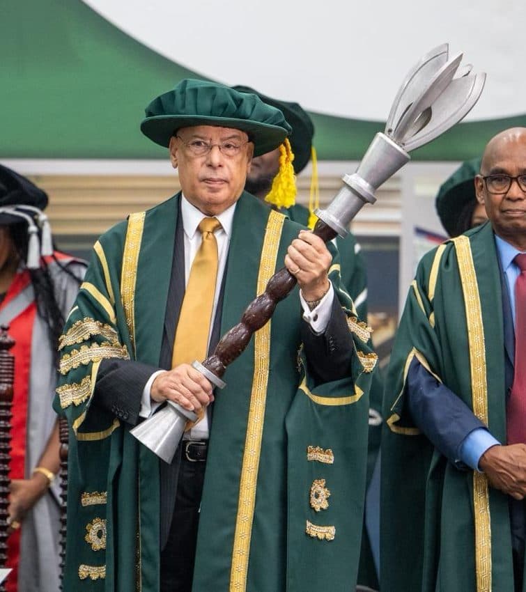 Sir Ronald Sanders Assumes University of Guyana Chancellorship