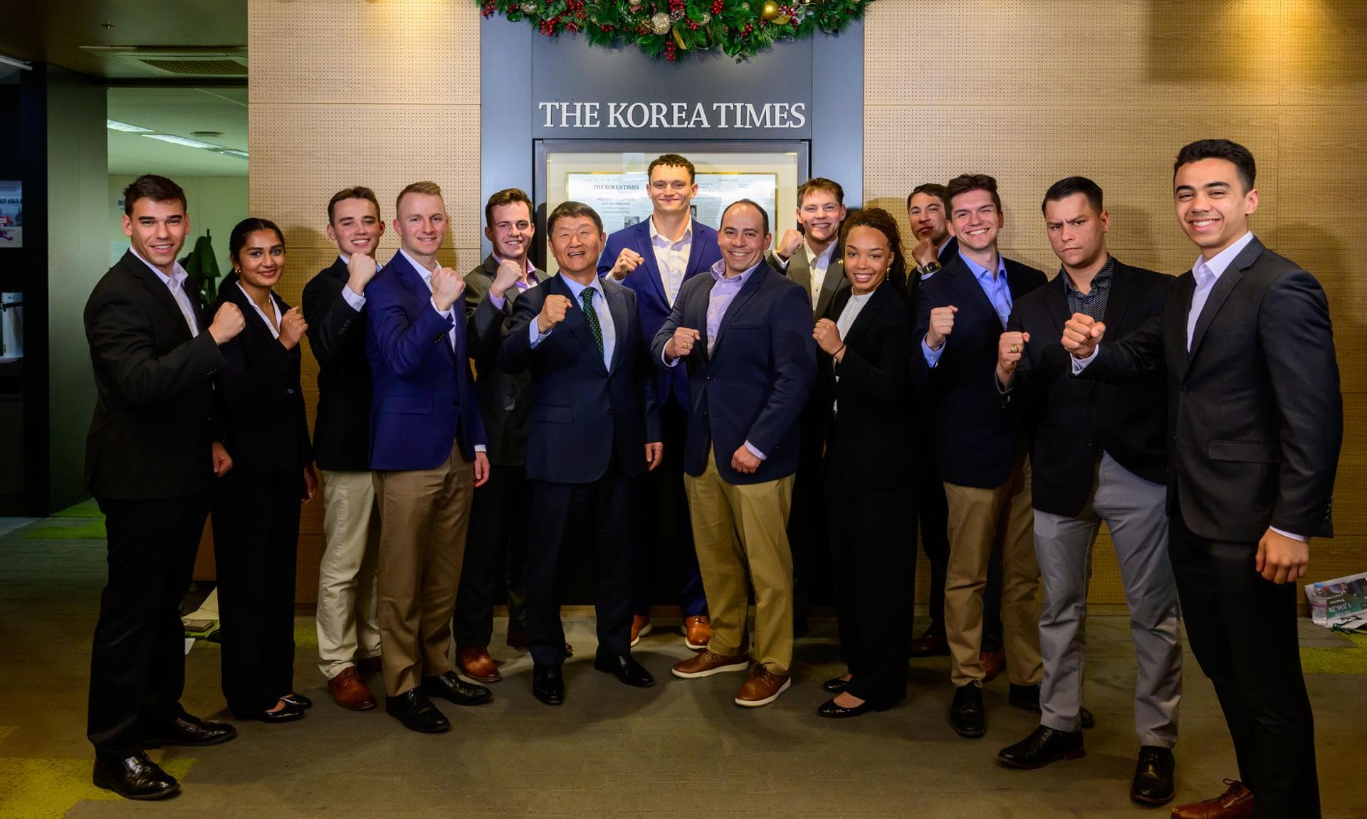 West Point Cadets Visit Korea Times Office