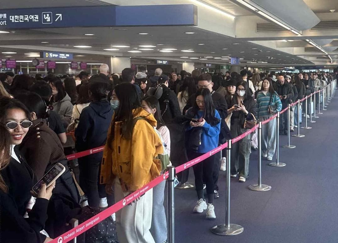 Incheon Immigration Area Causes Inconveniences For Tourists