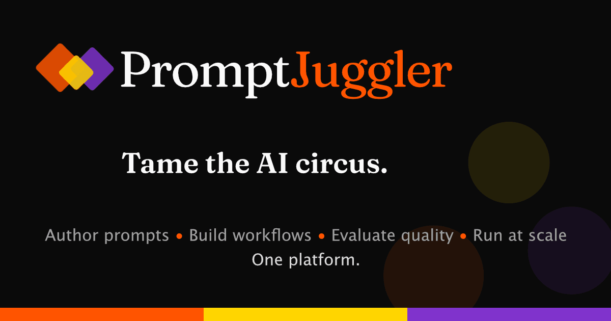 PromptJuggler Offers Platform For Scalable Prompt Engineering