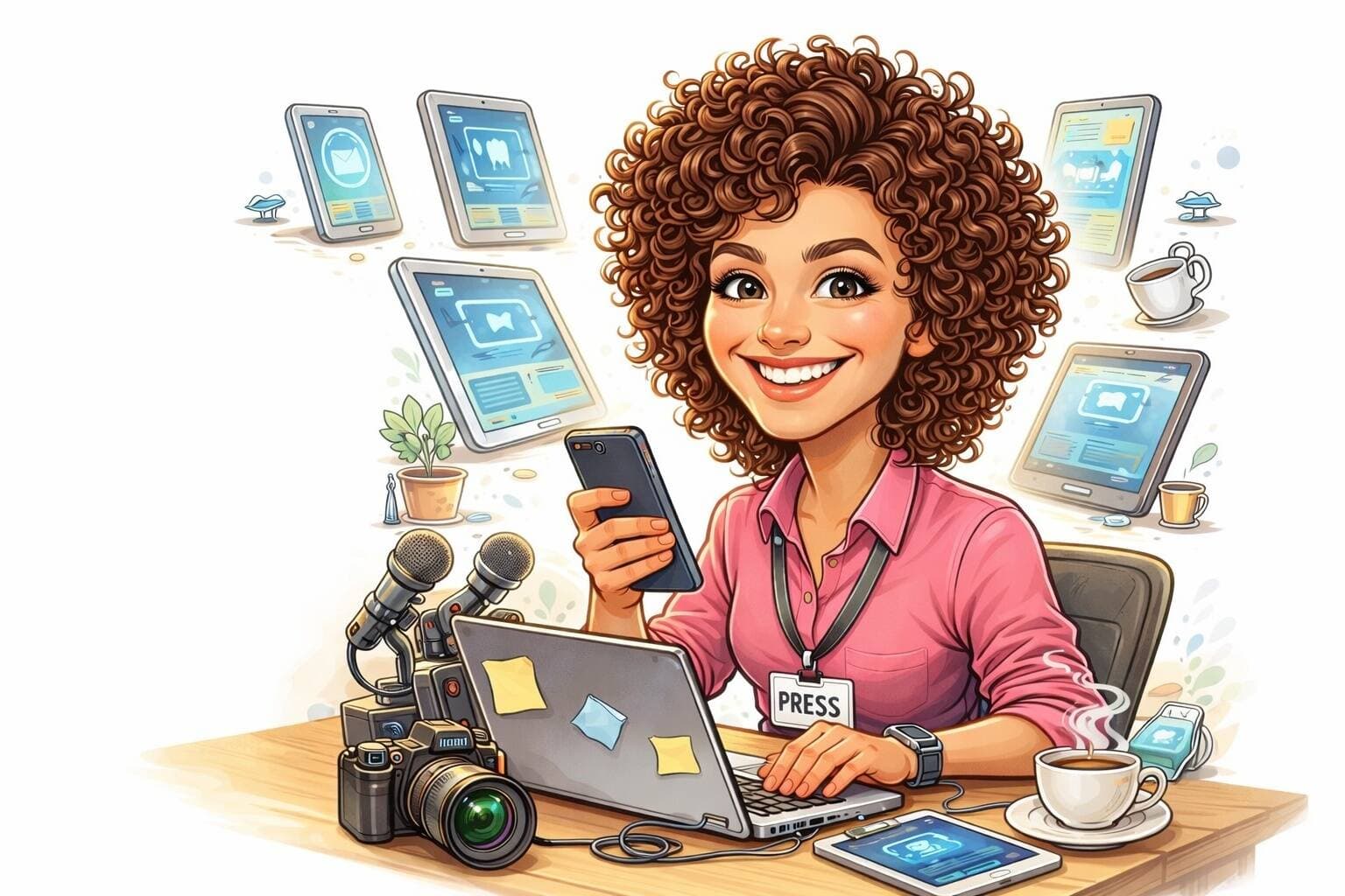 Viral AI Caricatures Expose Workers To Attacks