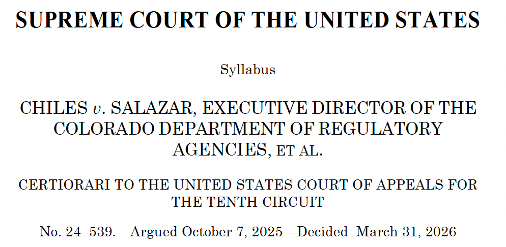 Supreme Court Strikes Down Colorado Ban
