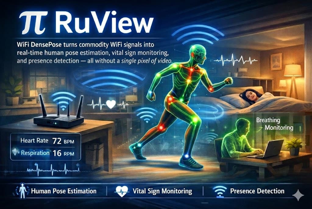 RuView Implements WiFi DensePose For Sensing