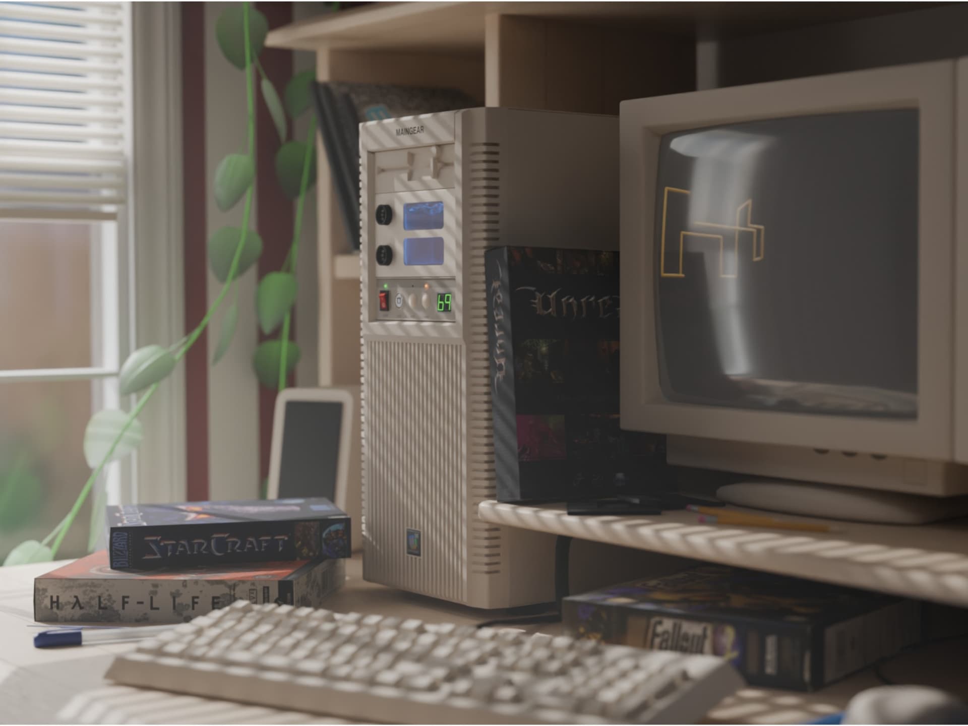 MAINGEAR Releases Retro98 Limited-Edition Gaming PC