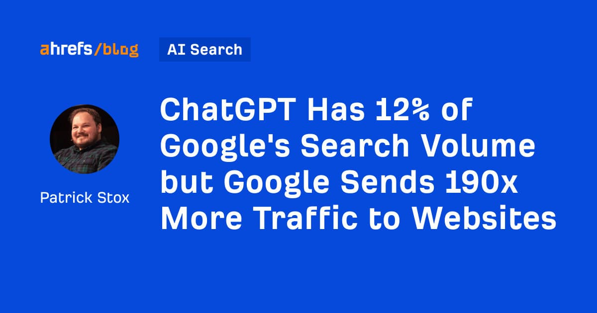 ChatGPT Draws Search Volume, Reduces Website Traffic