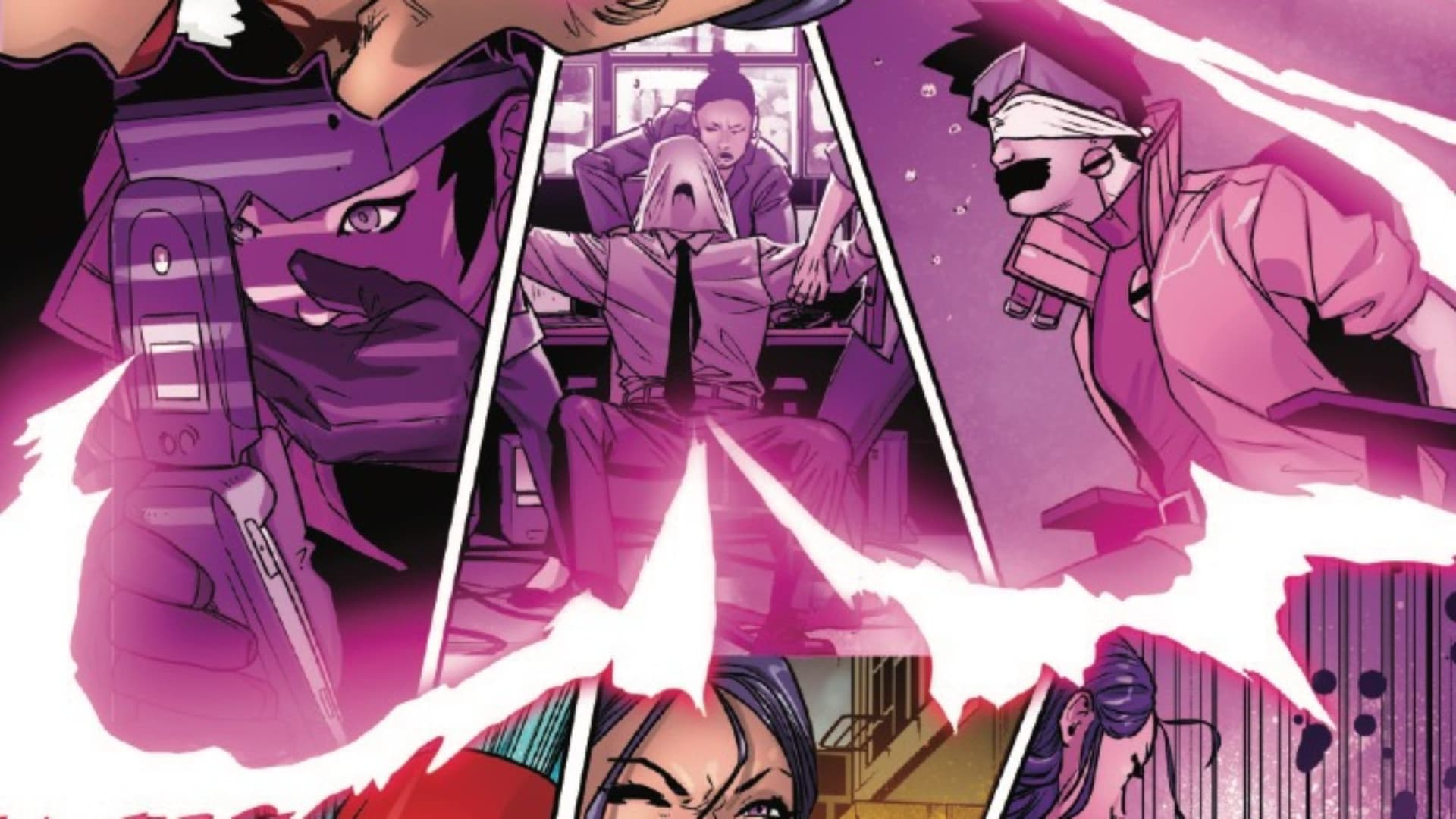 Psylocke Protects Jubilee From Ninja Crossfire Attack