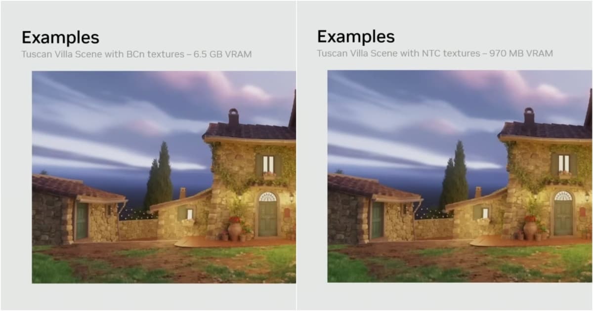 NVIDIA Demonstrates Neural Texture Compression Cutting VRAM