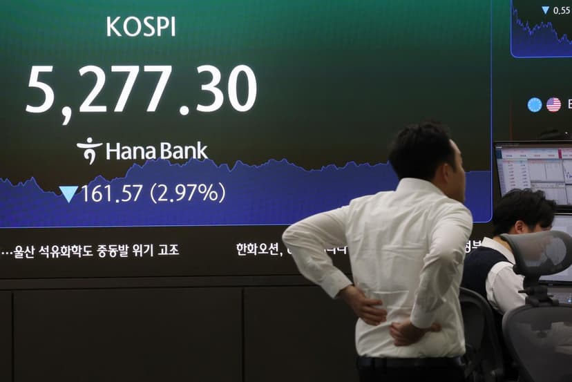 KOSPI Drops Near Three Percent Amid Iran Conflict
