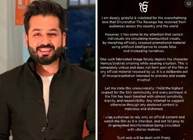 Aditya Dhar Warns Against AI-Manipulated Visuals