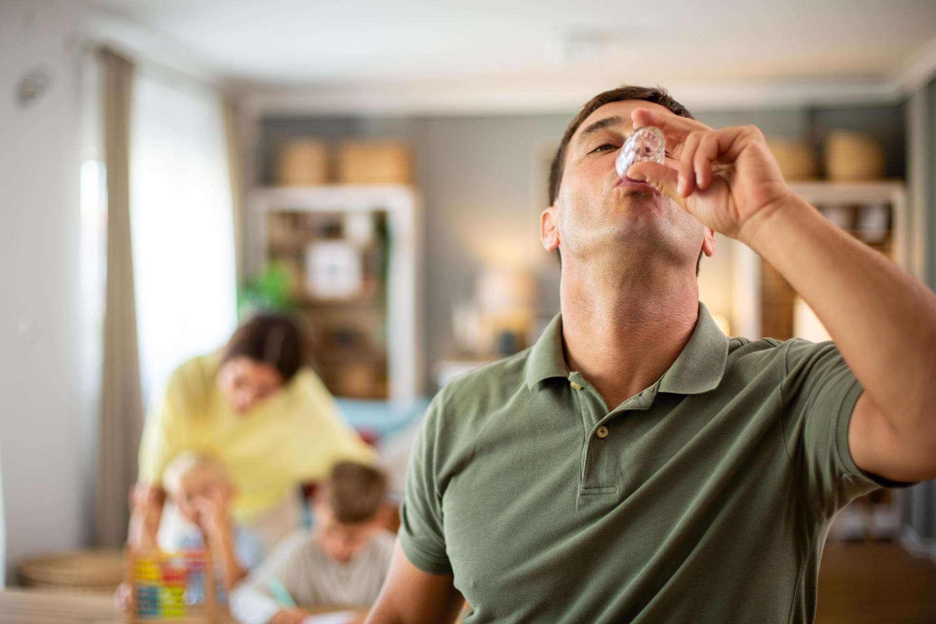 Parents Avoid Drinking In View Of Teens