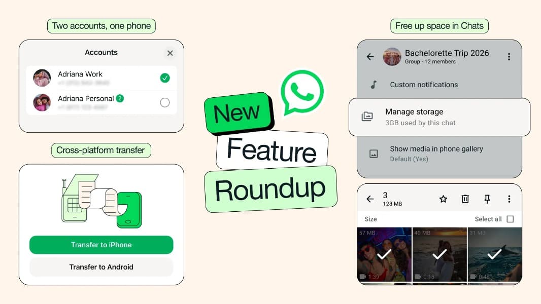 WhatsApp Adds Two-Account Support On iOS