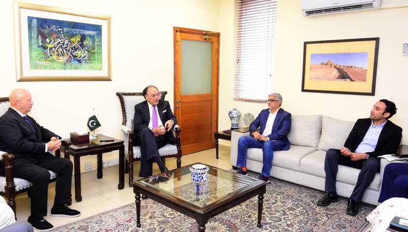 Pakistan Finance Minister Meets VEON Delegation